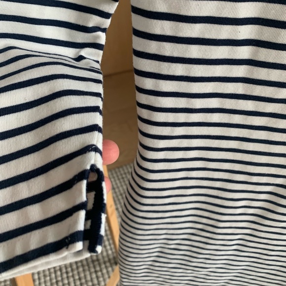 Nautical Stripe Cotton Minidress - Picture 3 of 4